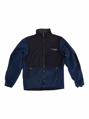Columbia Navy and Black Full-Zip Fleece Jacket